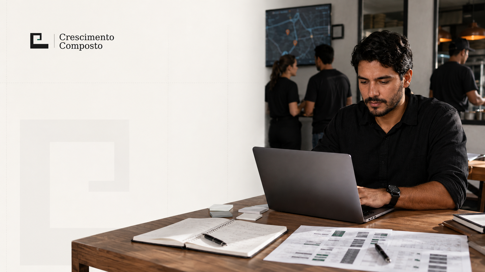 Imagem editorial do artigo “Como estruturar a receita de uma startup: o guia para quem constrói”